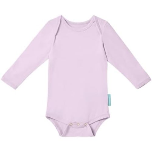 Supersoft Long Sleeve Baby Bodysuits, Premium Bamboo Rayon Bodysuit Unisex Boy Girl 0-3-6-9-18-24 months