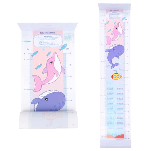 Cozibub Baby Height Measuring Mat and Kids Growth Chart, Soft Infantometer Height Ruler for Newborns, Toddlers & Infants