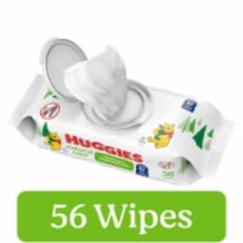 Huggies Natural Care Unscented Sensitive Baby Wipes, 1 pk / 56 ct