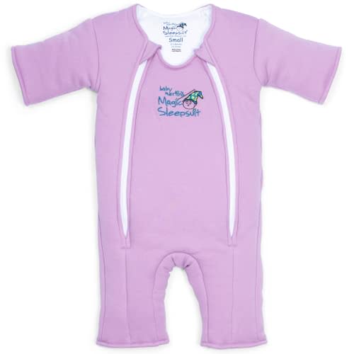 Baby Merlin's Magic Sleepsuit - 100% Cotton Baby Transition Swaddle - Baby Sleep Suit - Cream - 3-6 Months