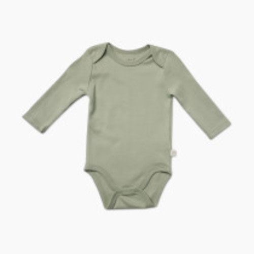 Tiny Kind Solid Long Sleeve Bodysuit - Desert Sage, 0-3 M