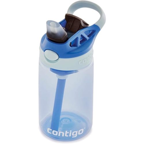 Contigo Kids Straw Water Bottle with AUTOSPOUT Lid, 14oz, Cotton Candy