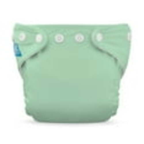 Charlie Banana Baby Washable Reusable Cloth Diapers Newborn, Multi-Color Sage - 1 Pack