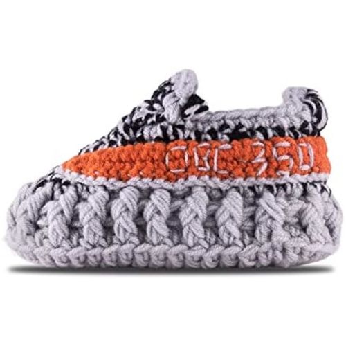 Diaper Book Club Baby Sneakers Crochet Hypebeast Shoes for Toddler Sneakerheads, Soft Booties for Boys & Girls, Designer Kids Fashion, Breathable & Comfortable Children's Kicks