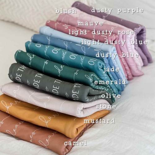 Personalized Baby Name Swaddle Blanket