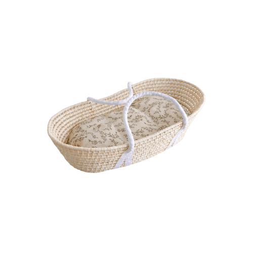 Moses basket + Baby Lounger Pillow (Double gauze)