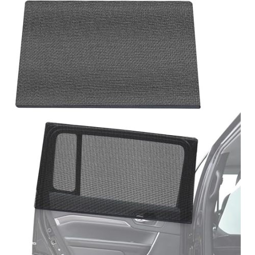 Rear Window Sun Shades for Jeep Wrangler & Gladiator, Breathable Mesh and Stretchy Sun Screen, UV Protection for Babies, Pets, and Outdoor Activities, Fits 1997-2024 Models, Pair