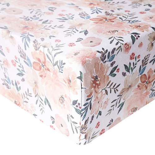 Copper Pearl Autumn Fitted Crib SheetCopper Pearl Autumn Fitted Crib Sheet