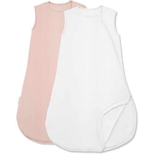 Supersoft Sleep Sack 0.5 TOG, Premium Bamboo Viscose Sleeping Bag Thin Baby Wearable Blanket 2-Way Zipper Sleepsacks