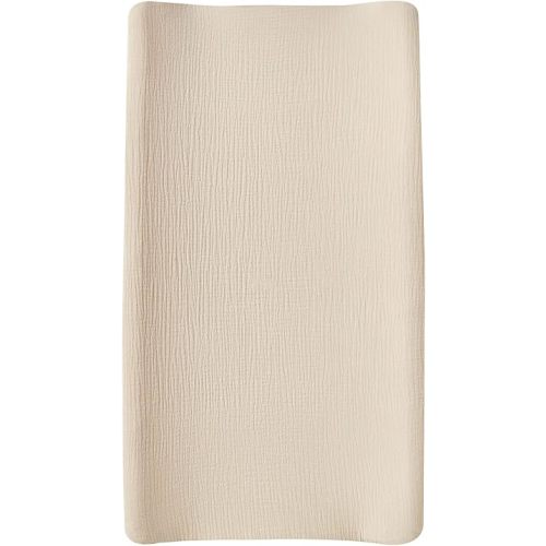Muslin Changing Pad Cover,Ultra Soft Breathable Diaper Changing Table Cover for Baby Boys Girls,Neutral Fitted Changing Pad Sheets