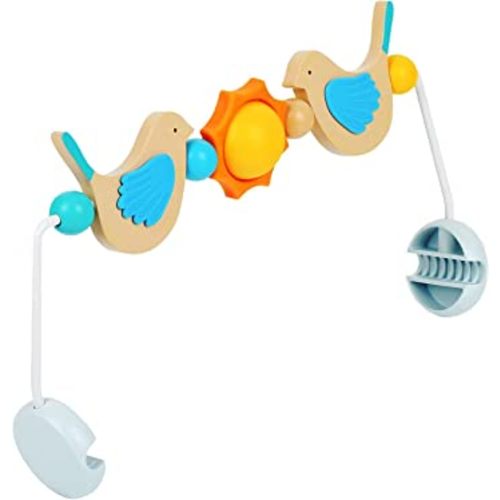 IMPRESA Wooden Toy Bar for Baby Bjorn Bouncer to Fascinate Your Child - Universal Toy Arch Intended for BabyBjorn Bouncers - Wooden Toys for Babies for Development of Motor Skills