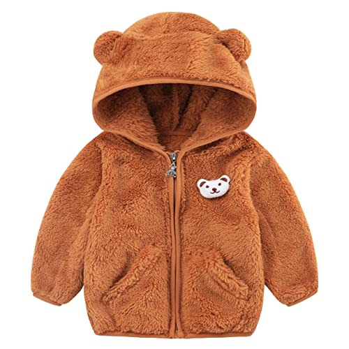 Tumaron Baby Boy Fleece Jacket Girl Winer Clothes Coat Toddler Boy'S Clothing Sweater