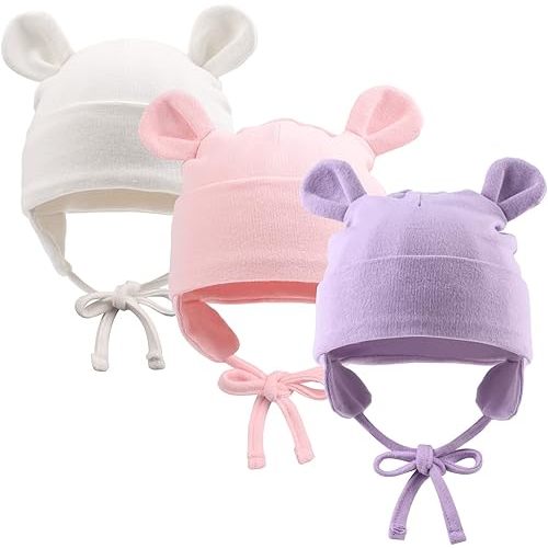 JANGANNSA Winter Baby Newborn Hat Cotton Baby Boy Beanie Autumn Infant Girls Hats New Born Hospital Bonnet