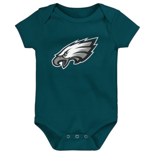 Newborn Outerstuff Midnight Green Philadelphia Eagles Primary Logo Bodysuit