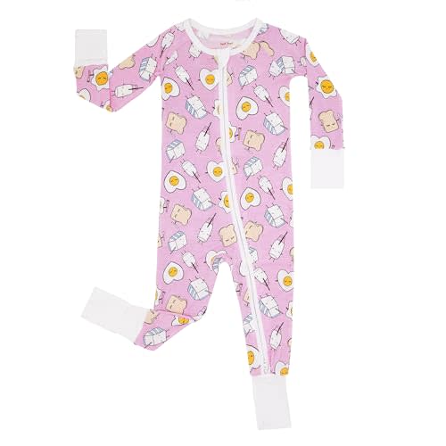 Little Sleepies Pajamas for Baby Boys & Girls, Viscose from Bamboo Baby Pajamas, Snug Baby Sleeper, Toddler PJs, 2-Way Zipper
