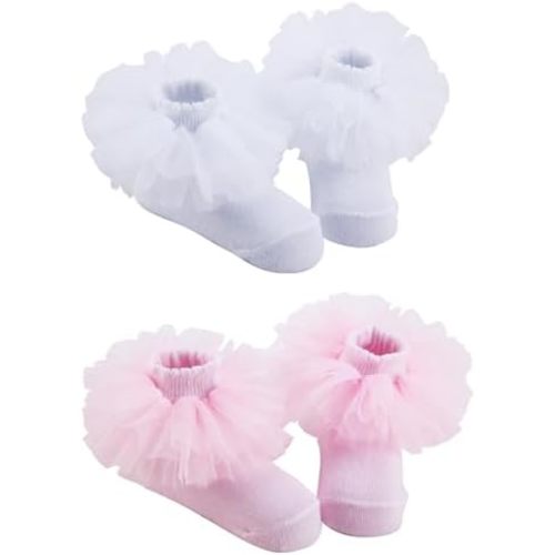 Little Baby Girl Princess Lace Ruffles Socks Set