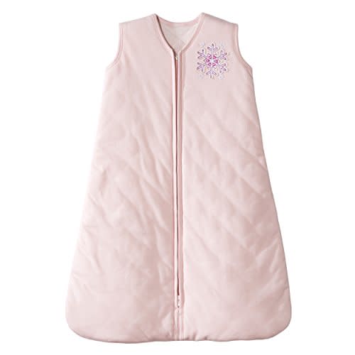 HALO Winter Weight SleepSack, Pink Snowflake, Small