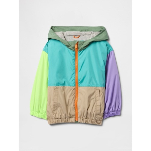 Baby &amp; Toddler Jersey-Lined Colorblock Windbreaker | Gap
