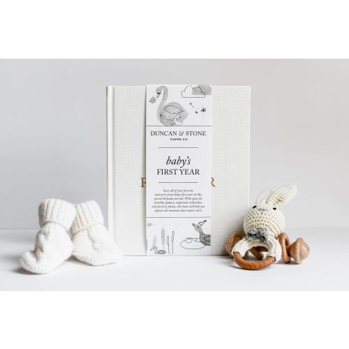 Baby's First Year Memory Book & Baby Photo Album by Duncan & Stone – Duncan & Stone Paper Co.