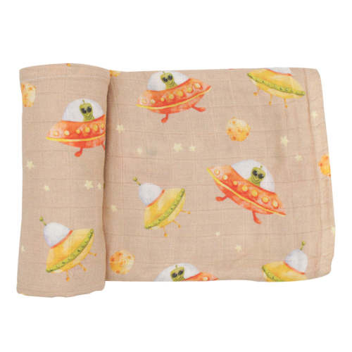 immispace | Premium Baby Muslin Swaddle - Alien