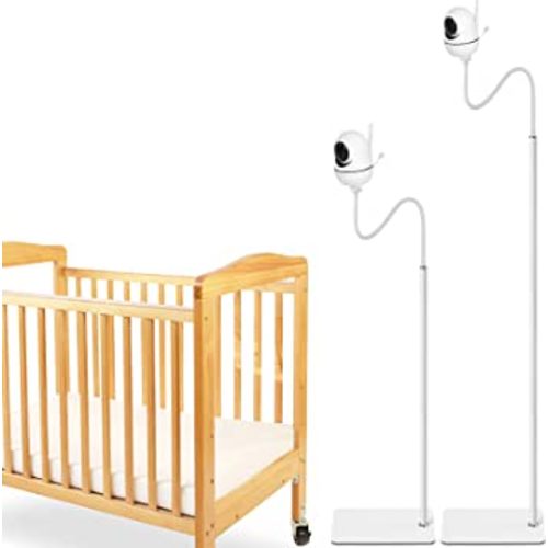 iTODOS Baby Monitor Floor Stand Holder for HelloBaby HB65/HB6550/HB6558/HB66/HB248,ANMEATE SM935E/SM650,Bonoch,ChildsFarm,iFamily Baby Monitor,Keep Baby Away from Touching,More Safety