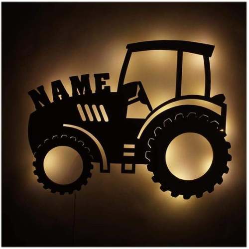 Personalized Tractor Night Light Sign With Name, Tractor Light, Gift for Farmers or Tractor Lovers, Farmhouse Decor, Custom Sign 14"h X 18"w - Etsy