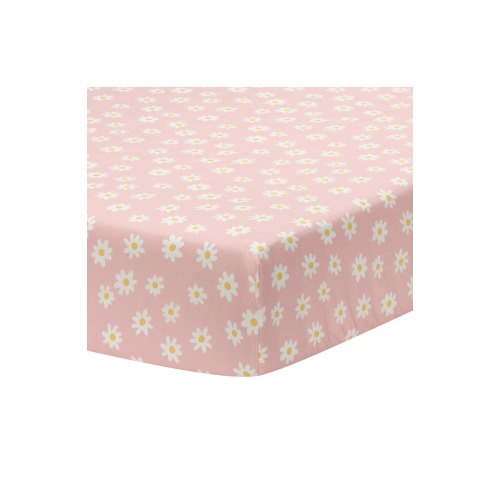 Daisy Dreams Breathable 100% Cotton Baby Fitted Crib/Toddler Sheet