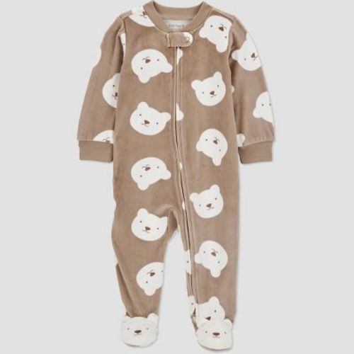 Carter's Just One You® Baby Boys' Bears Sleep N' Play - White/Brown