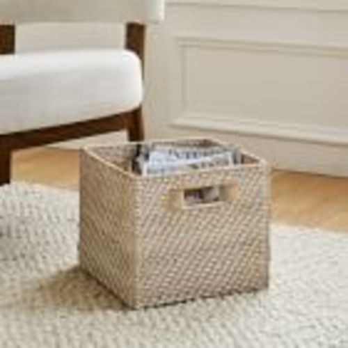 Modern Weave Rattan Baskets | West Elm - 12 inch