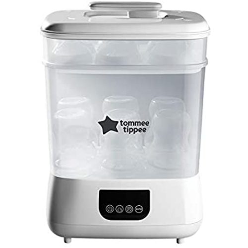 Tommee Tippee Advanced Steri-Dry Electric Sterilizer and Dryer for Baby Bottles and Accessories, Kills Viruses and 99.9% of Bacteria, White