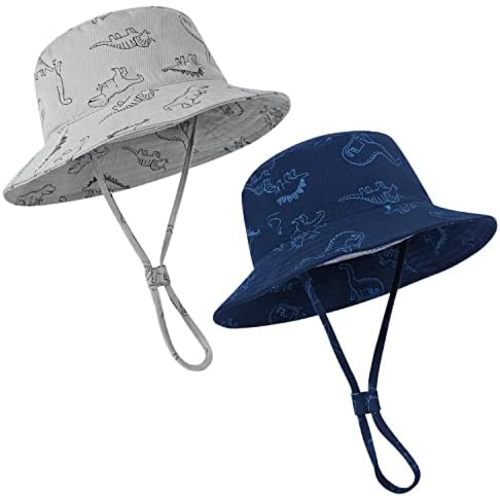 Baby Boy Sun Hat, Summer Beach UPF 50+ Sun Protection Hats, Toddler Kids Wide Brim Sun Hats Cap