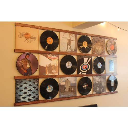 Vinyl Record Storage Shelf | Wall Mounted Record Holder [Aspen]
