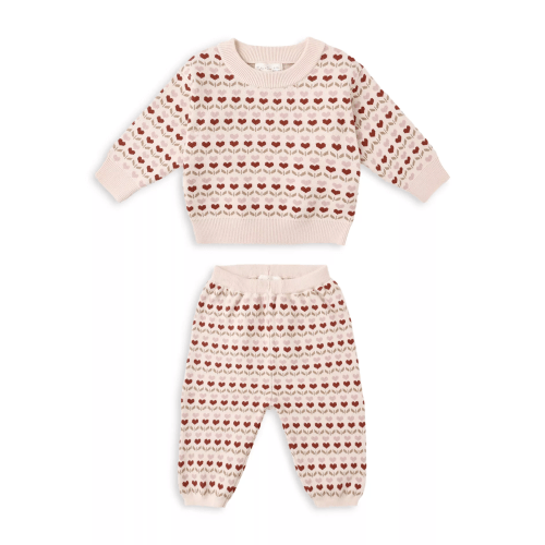 Girls' Heart Sweater & Pants Set - Baby
