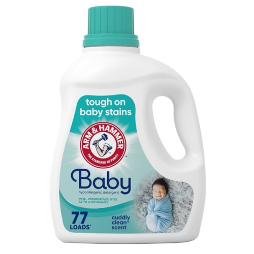 ARM & HAMMER Baby, 77 Loads Hypoallergenic Liquid Laundry Detergent, 100.5 fl oz