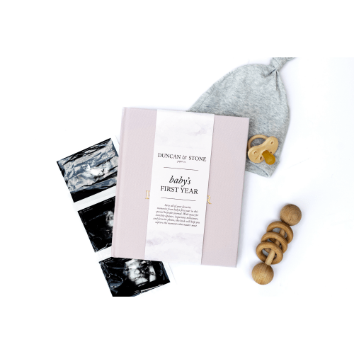 Baby's First Year Memory Book & Baby Photo Album by Duncan & Stone – Duncan & Stone Paper Co.