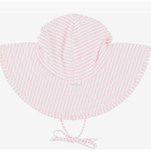 RuffleButts® Baby/Toddler Girls UPF 50+ Sun Protective Wide Brim Swimwear Sun Hat