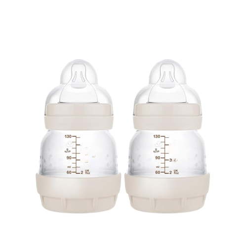 Easy Start Anti-Colic Baby Bottles, Extra Slow Flow, Breastfeeding-Like Silicone Nipple Bottle, Reduces Colic, Gas, & Reflux, Easy-to-Clean, BPA-Free, Vented Baby Bottles for Newborns, 0-3 Months