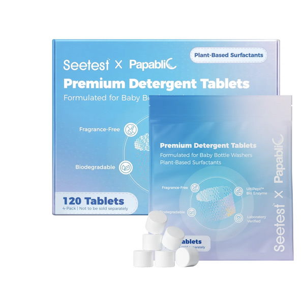 Papablic Upgraded Detergent Soap Tablets, 120 Count