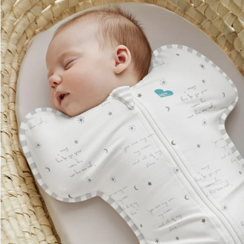 Swaddle Up™ 0.2 TOG Cotton White You Are My