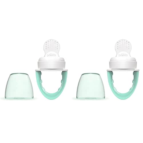 Dr. Brown's Designed to Nourish, Fresh Firsts Silicone Feeder, Mint, One Size (Pack of 2)