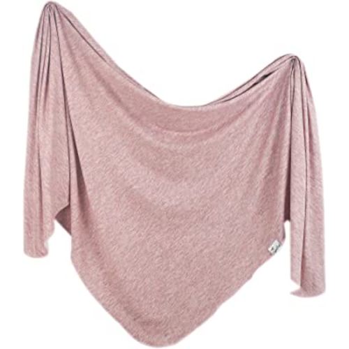 Copper Pearl Baby Swaddle Blanket - Wearable Premium Knit Baby Blanket, Large Soft Stretchy Receiving Blankets for Baby Girl, Swaddles for Newborn, Infant, and Toddler (Maeve)