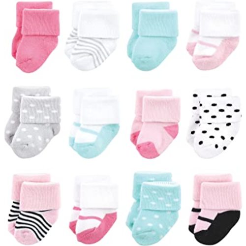 Luvable Friends Baby Newborn and Baby Terry Socks