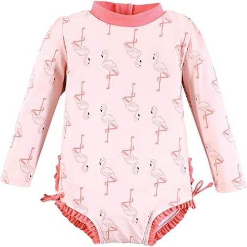Hudson Baby Girls' Baby and Toddler Swimsuit