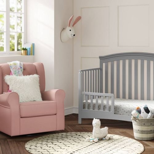 Delta Children Toddler Guardrail - Moonstruck Gray