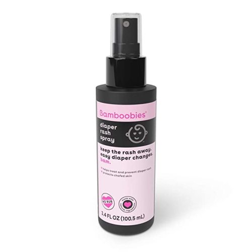 Bamboobies Baby's Diaper Spray, Comfort and Protect Your Baby's Bottom, Made with Natural Ingredients, 3.4 Oz Spray Bottle, Made in the USA