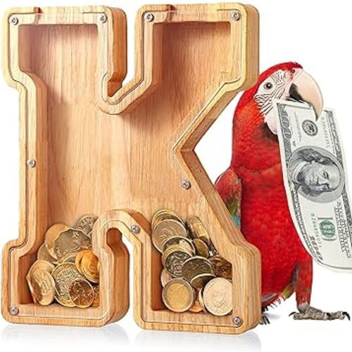 Amazon.com: UBeesize Large Piggy Banks Twenty-Six English Alphabet Letter for Boys Girls, letter K