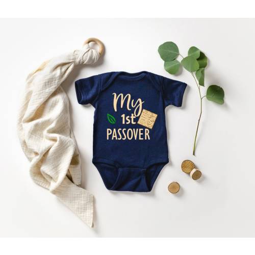 My First Passover Baby Kids Shirt, 1st Passover Seder Infant Shirt, Cute Passover Baby Clothes, Newborn Passover Baby Shower Gift