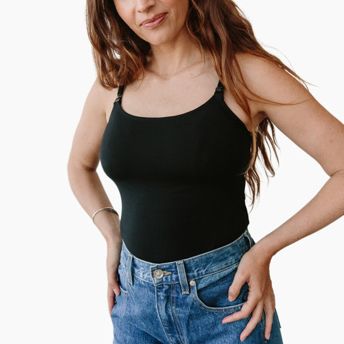 Storq Everyday Pumping & Nursing Tank - Black, S