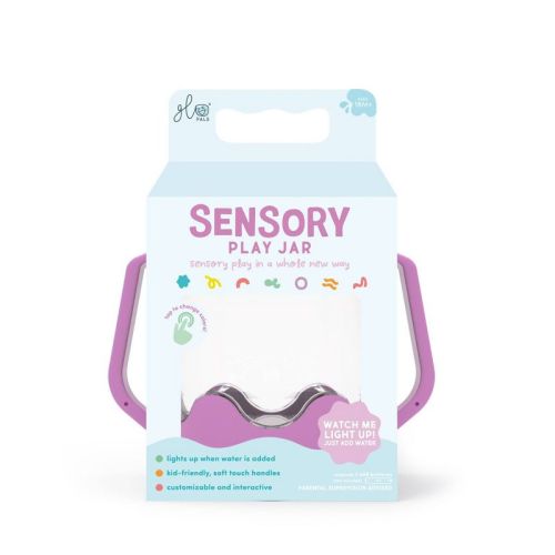 Glo Pals Toddler Sensory Play Jar - Blue