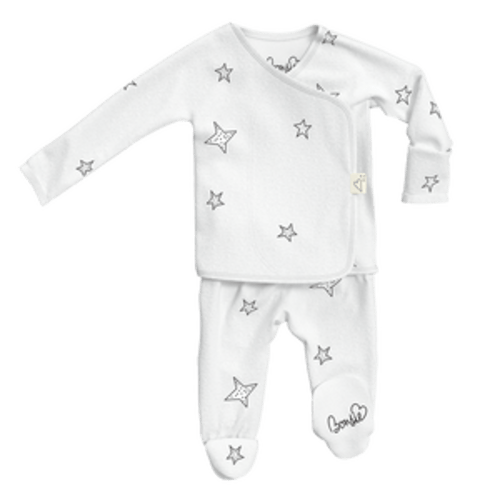 Footie - Stars size 0-3– Bonsie Skin to Skin Babywear